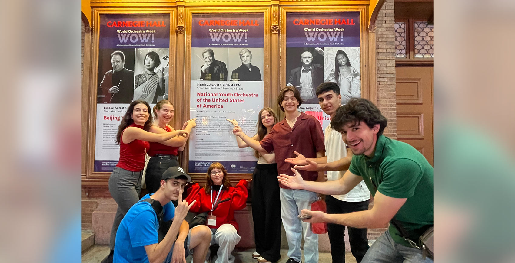 Polyphony Ensemble performs at Carnegie Hall with the National Youth Orchestra-USA, August 5th 2024